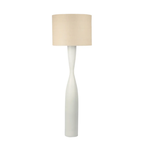 Callum Floor Lamp, White