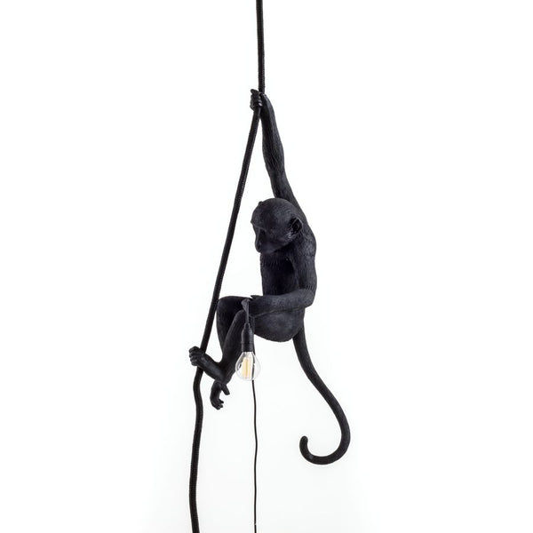 Seletti Hanging Monkey Lamp with Rope