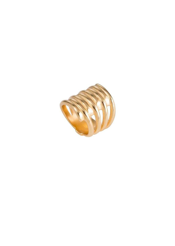 Uno de 50 Tornado Ring, gold