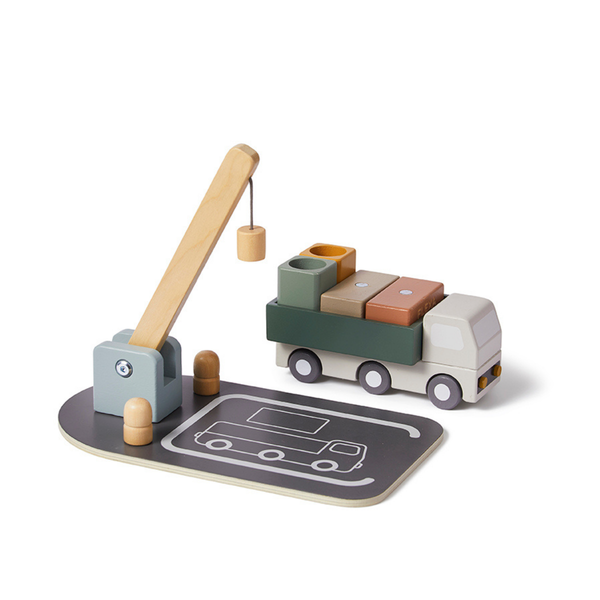 Flexa Truck & Crane Wooden Toy
