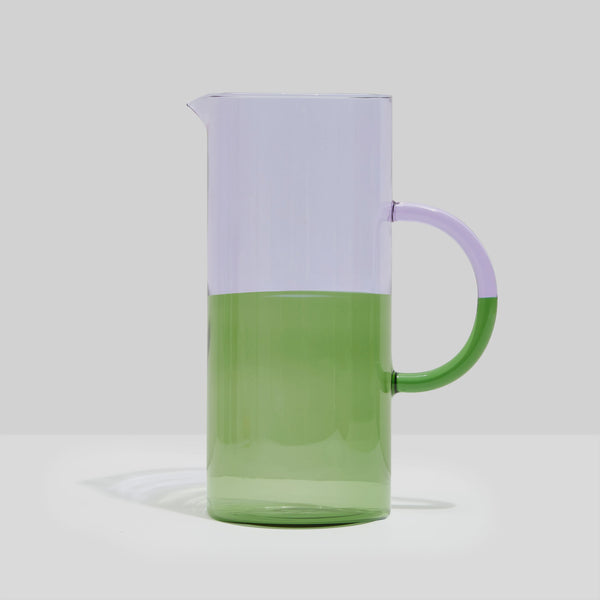 Two Tone Pitcher, Lilac & Green
