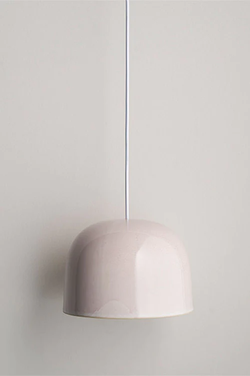 Robert Gordon Large Bell Light, Rose Quartz