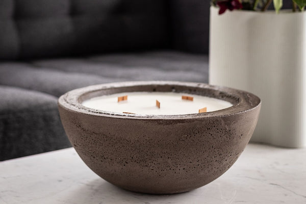 Concrete Candle  X Large (5 Wick)