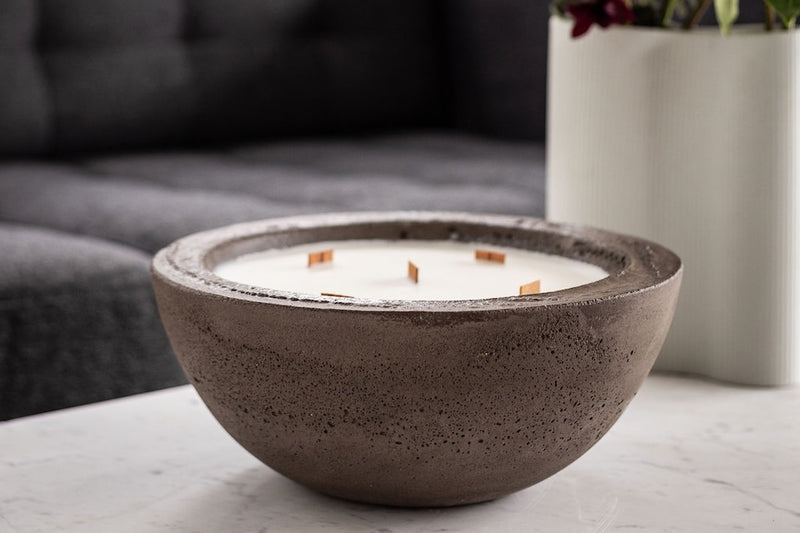 Concrete Candle  X Large (5 Wick)