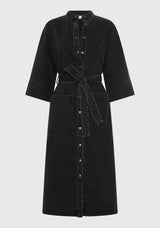 Morrison Arley Shirt Dress, Black