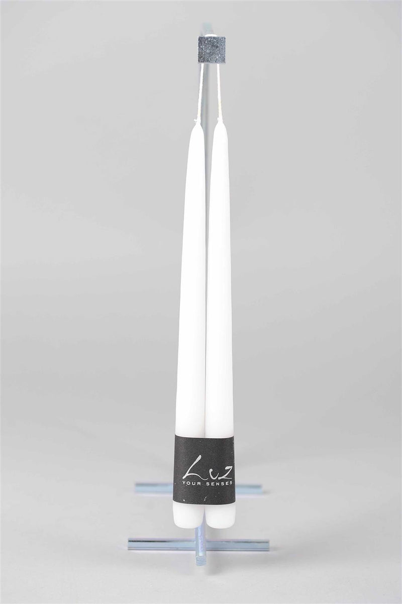 Taper Candle Pair 30cm White