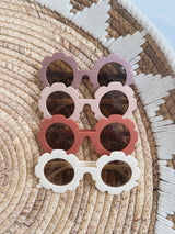 Baby and Toddler Flower Sunglasses,  Coral
