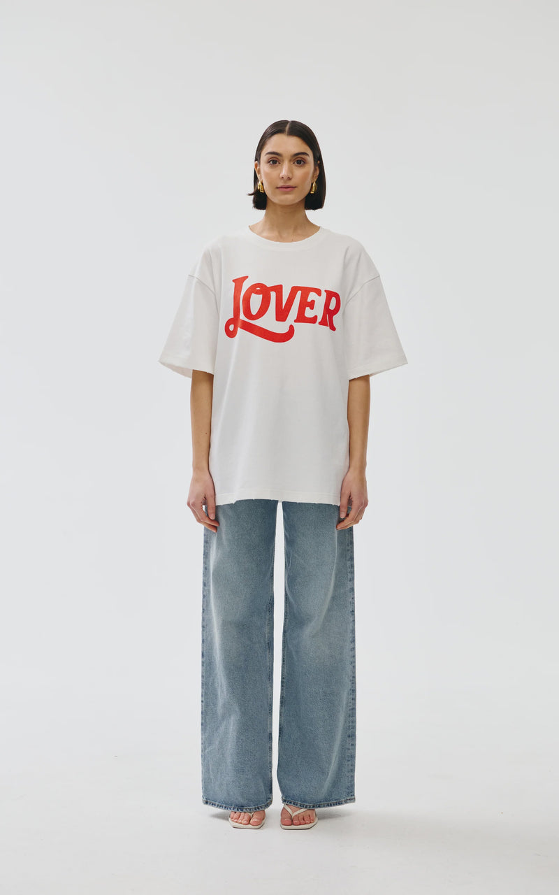 Kinny Lover Tee, White