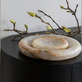 Solstice Tray Large, White Onyx