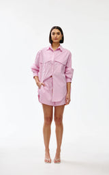 Kinny Juniper Short, Pink Stripe