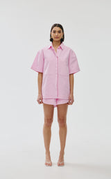 Kinny Freya Shirt, Blush Denim