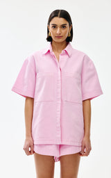 Kinny Freya Shirt, Blush Denim