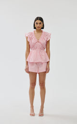 Kinny Bobbie Top, Blush