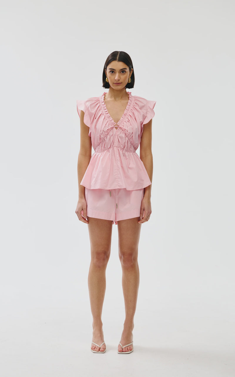 Kinny Bobbie Top, Blush