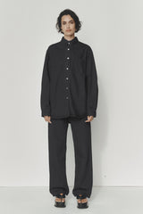 Marle Alfalfa Shirt, Washed Black