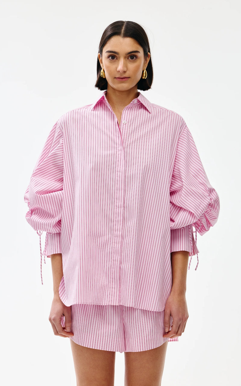 Kinny Ashton Shirt, Pink Stripe