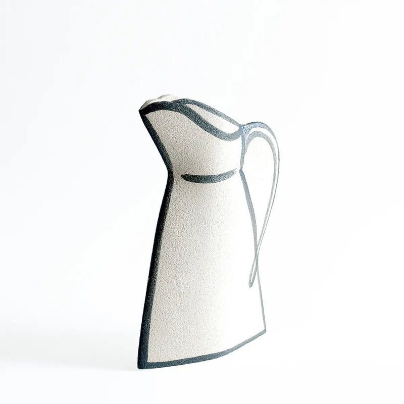 Ceramic Vase 'Morandi Pitcher' Black