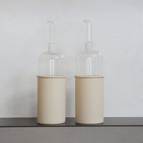 Rund Oil & Vinegar Bottle Set, Sand