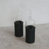 Rund Oil & Vinegar Bottle Set, Black