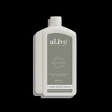 Al.ive 1L Wash Refill, Willow Gum & Lemon Myrtle