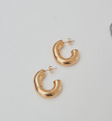 Mamapapa Circle Earrings, Gold
