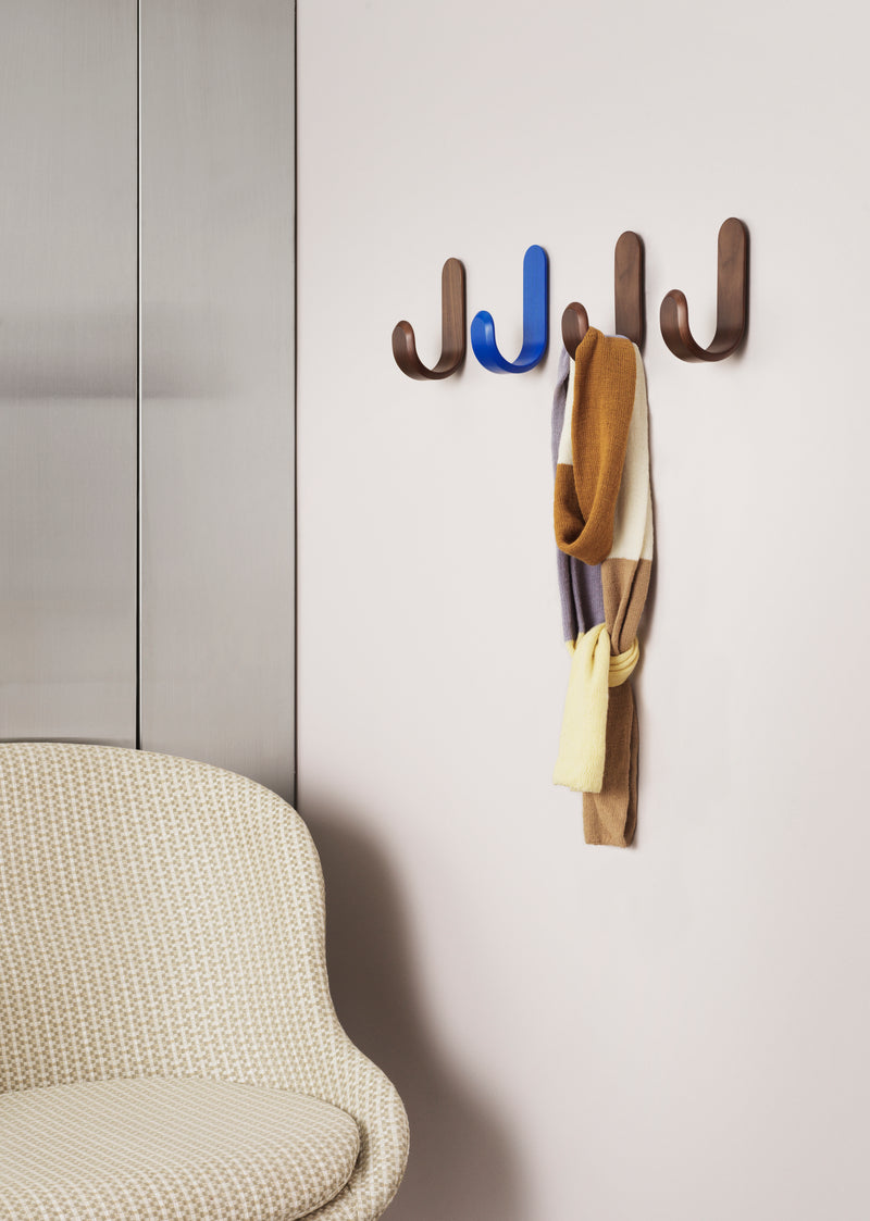 Normann Copenhagen Curve Hook, Walnut