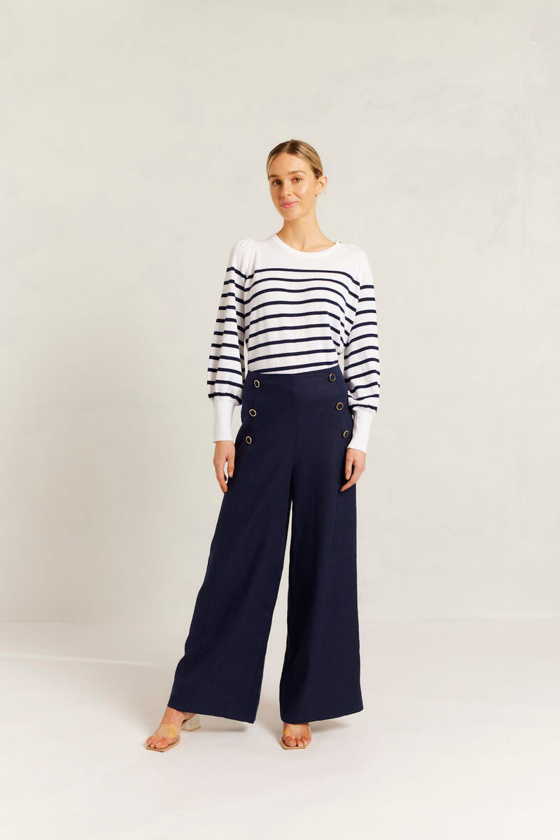 Alessandra Atlas Pant, Navy