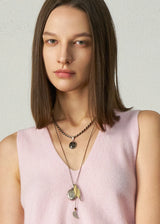 Cashmere Classic Tank, Pearl Pink