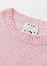 Cashmere Featherweight Top, Pearl Pink