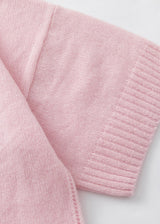 Cashmere Featherweight Top, Pearl Pink