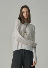 Cashmere Featherweight Sweater, Terry