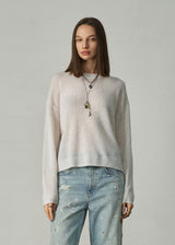 Cashmere Featherweight Sweater, Terry