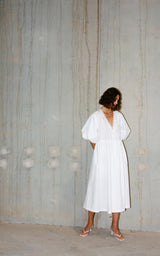 Kinny Mali Dress, Ivory