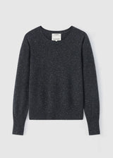Brushed Long Sleeve Crew, Ink