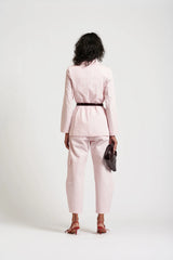 Le Weekend Cotton Nylon Blazer, Icy Pink