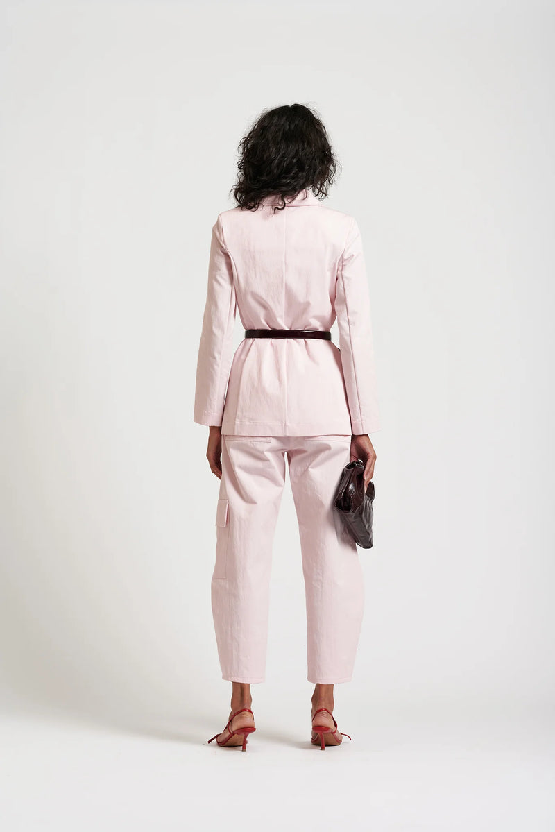 Le Weekend Cotton Nylon Blazer, Icy Pink