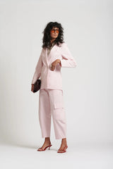 Le Weekend Cotton Nylon Pant, Icy Pink