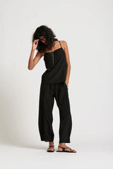 Le Dot Silk Balloon Pant, Ink