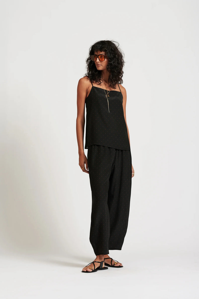 Le Dot Silk Cami, Ink