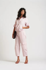 Le Anorak Washed Cotton Shirt, Icy Pink