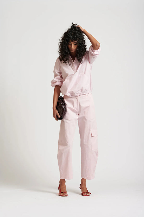 Le Anorak Washed Cotton Shirt, Icy Pink