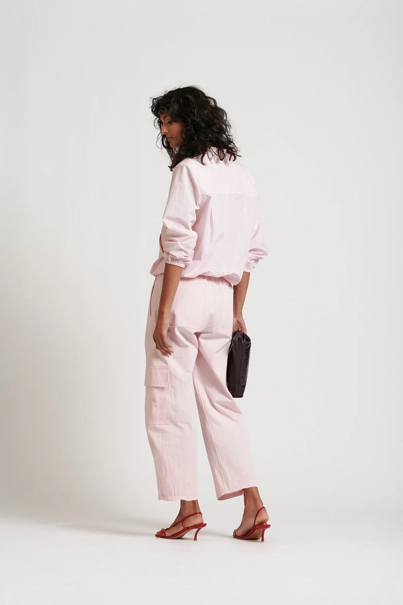 Le Anorak Washed Cotton Shirt, Icy Pink
