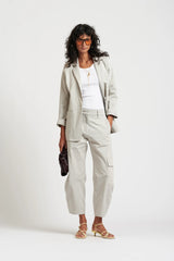 Le Weekend Cotton Nylon Pant, Icy Grey