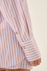 Ajja Stripe Shirt, Lavendar