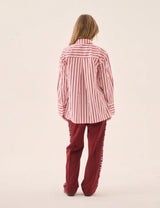 Araminta James Pomodoro Twill Pant, Burgandy
