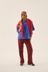 Araminta James Palermo Panel Tee, Colbalt Blue