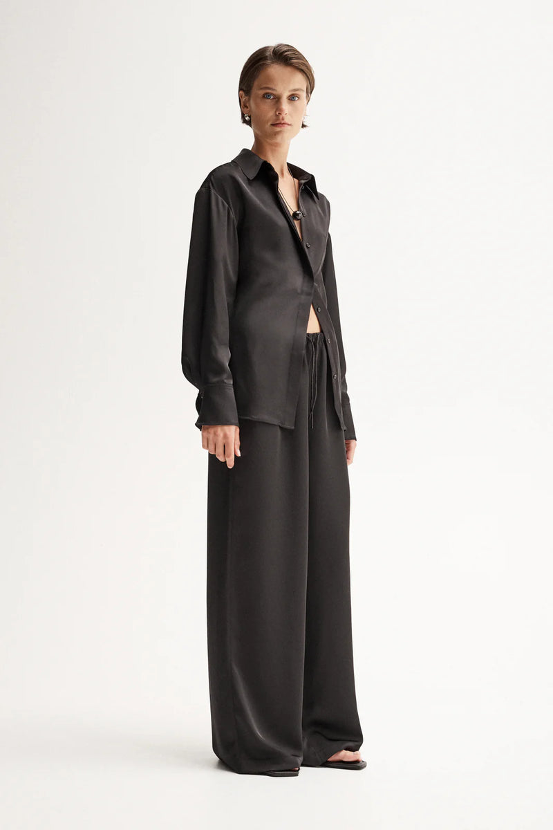 Elka Ella Shirt, Black