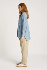 Eb&Ive Liora Relaxed Jumper, Lake
