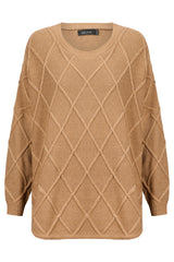 Eb&Ive Liora Relaxed Jumper, Mocha