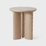 Carlyle Brown Marble Side Table
